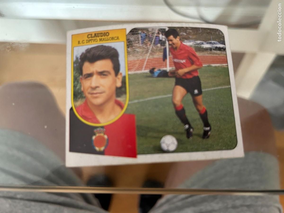 Cromos de f&uacute;tbol: este 91 92 claudio mallorca - Foto 1