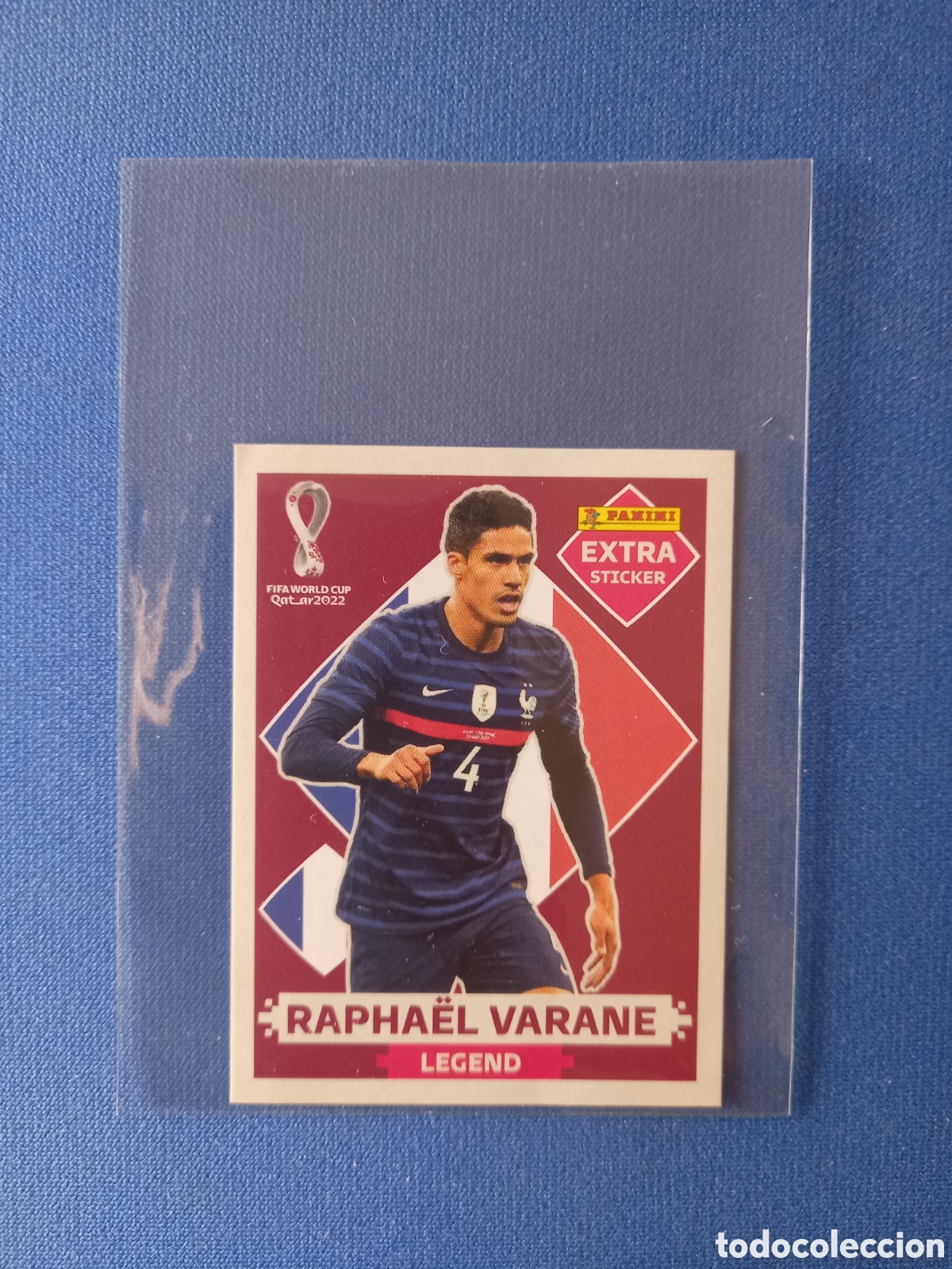 raphaël varane extra sticker legend panini worl - Comprar Cromos