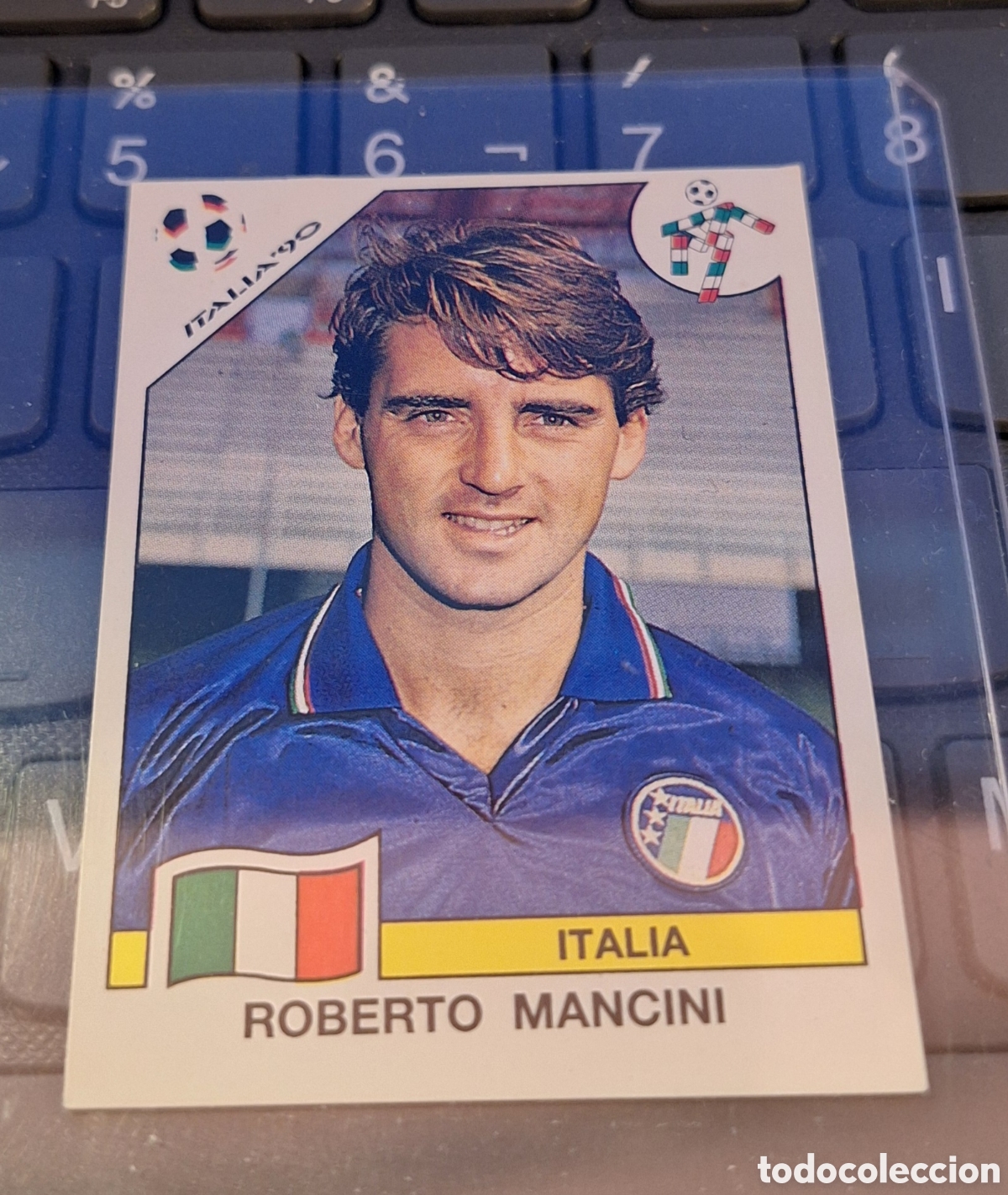 MUNDI CROMO CALCIATORI 2000 Roberto Mancini Lazio #84 - Carte Sleeve Neuve