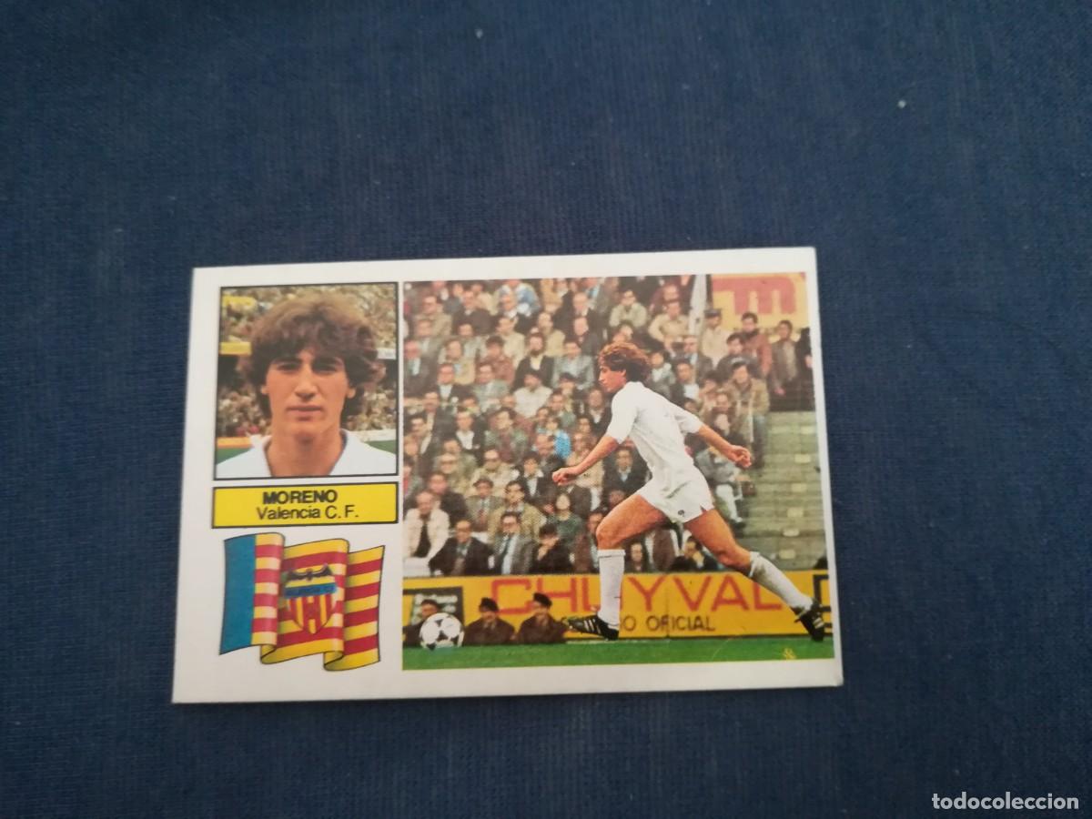 Fu&szlig;ball-Sticker: CROMO FUTBOL LIGA ESTE 82 83 NUNCA PEGADO VALENCIA MORENO