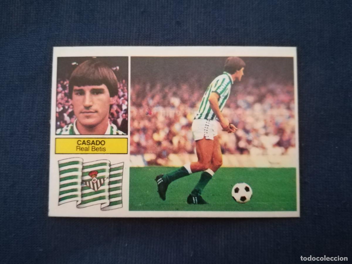 Cromos de f&uacute;tbol: CROMO FUTBOL LIGA ESTE 82 83 NUNCA PEGADO REAL BETIS CASADO