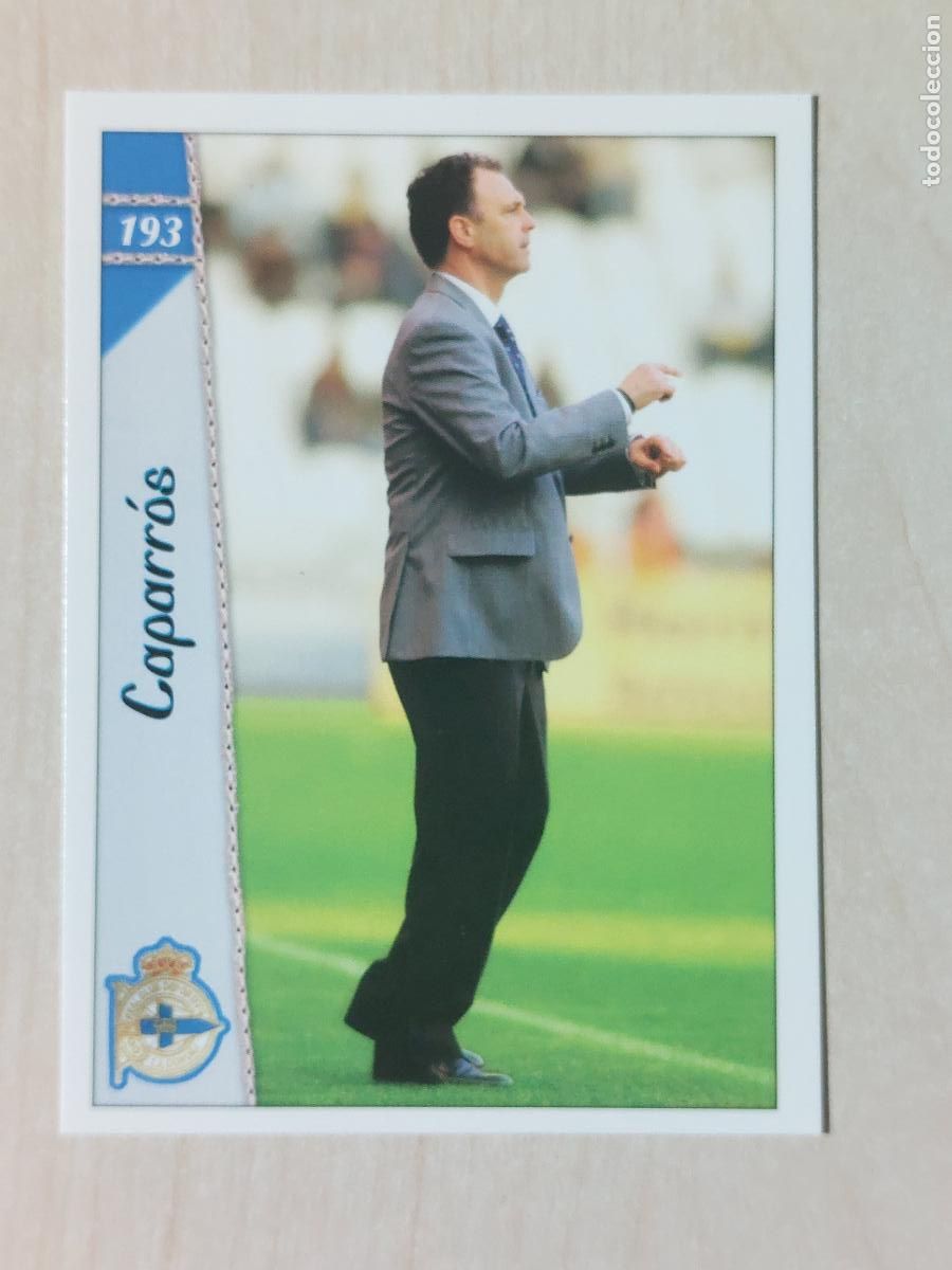 Cromos de F&uacute;tbol: N&ordm; 193 CAPARROS - MUNDICROMO - LAS FICHAS DE LA LIGA 2007 - DEPORTIVO DE LA CORU&Ntilde;A