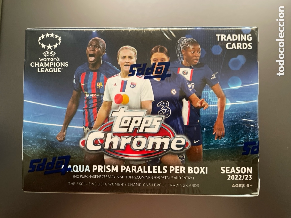 Figurine di Calcio: Caja Topps Chrome Women Champions League 2022-23