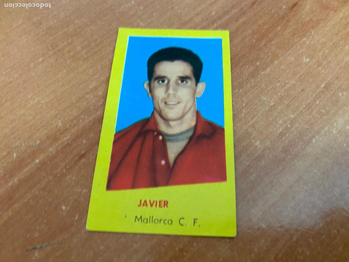Cromos de F&uacute;tbol: JAVIER MALLORCA LIGA 60 61 1960 1961 BRUGUERA CROMO NUNCA PEGADO (P4)