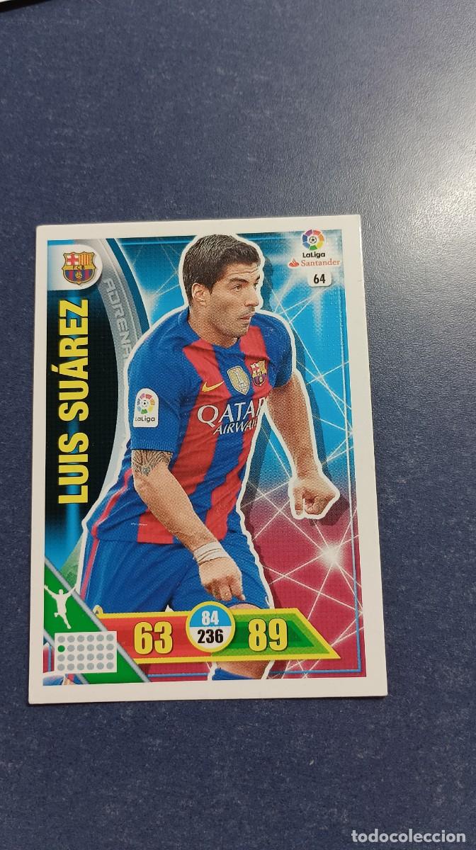 Cromos de f&uacute;tbol: LUIS SUAREZ ADRENALYN 16-17 - Foto 1