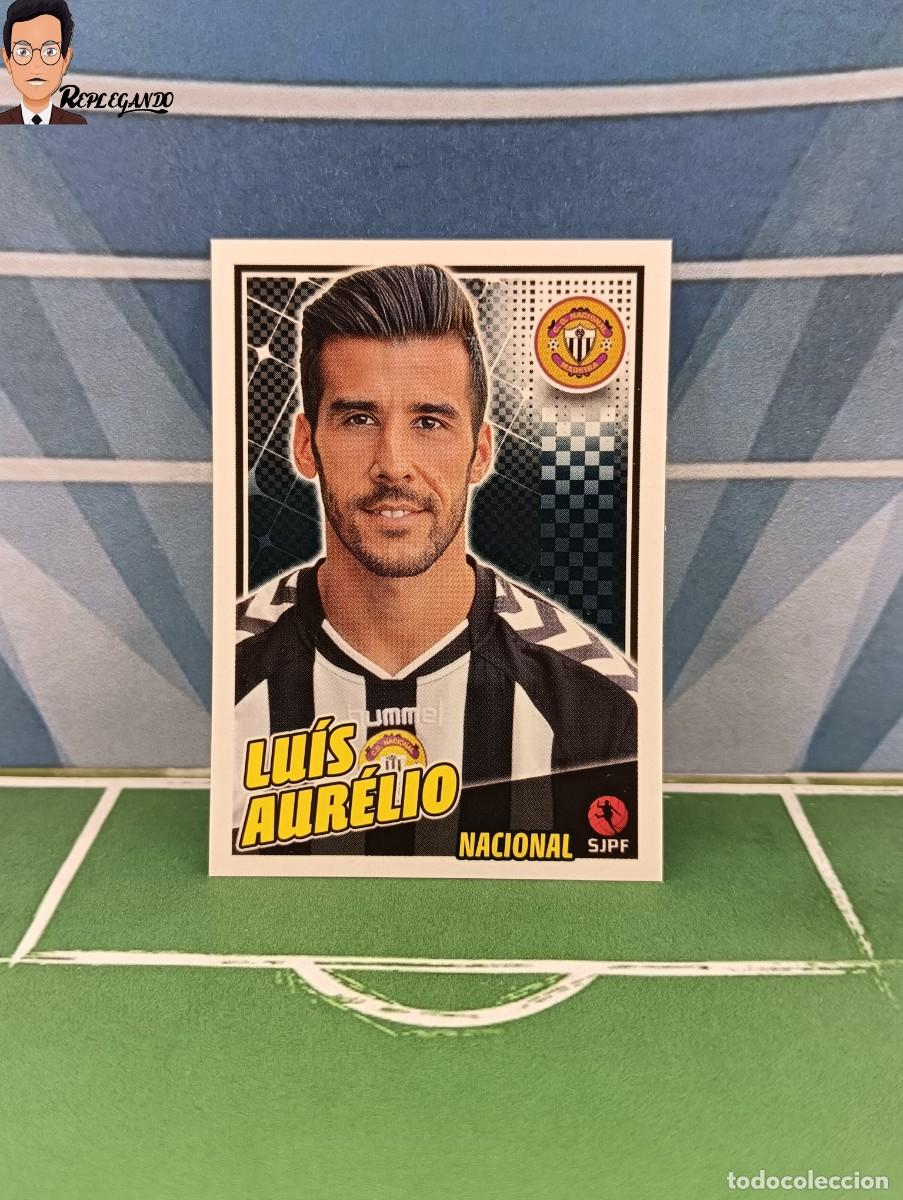Fu&szlig;ball-Sticker: LU&Iacute;S AUR&Eacute;LIO N&ordm; 202 (NACIONAL) FUTEBOL 2015 2016 15 16 PANINI LIGA PORTUGAL SJPF (SIN PEGAR)