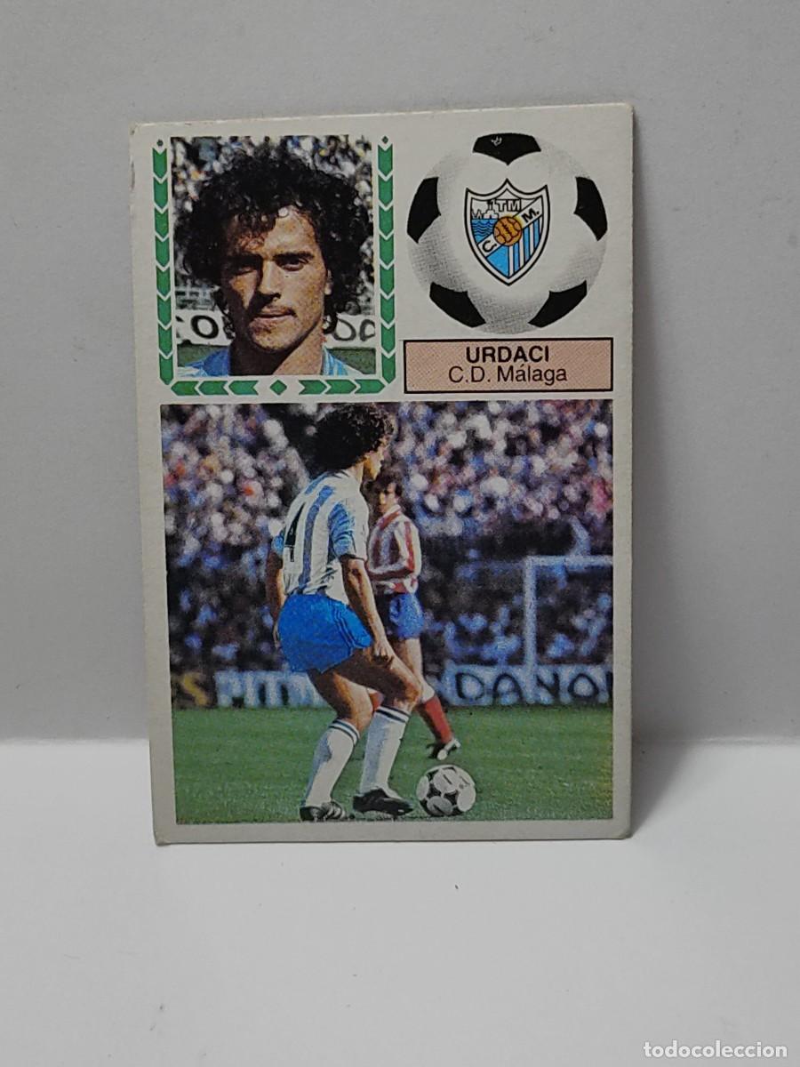 Cromos de f&uacute;tbol: Cromo EDICIONES ESTE 83/84 - M&Aacute;LAGA - URDACI no pegado - Foto 1