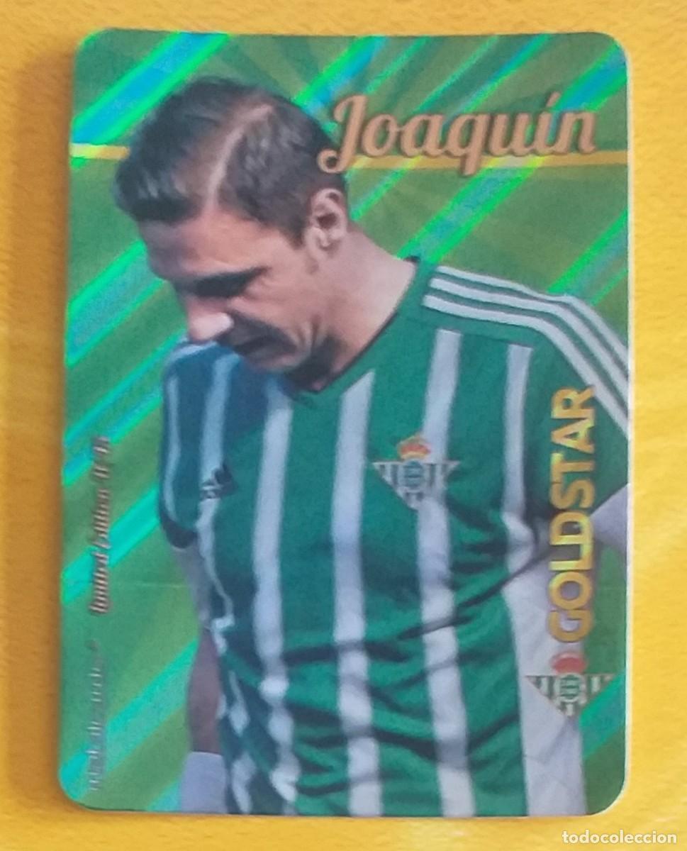 Cromos de Futebol: CROMO 41/45 JOAQU&Iacute;N GOLDSTAR RAYAS DIAGONALES LIMITED EDITION METALCARD MUNDICROMO 2015-2016.