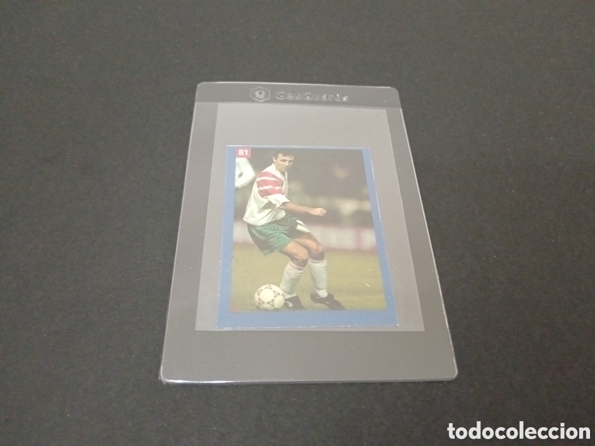 Cromos de f&uacute;tbol: CROMO N&Uacute;MERO 81 SIN PEGAR