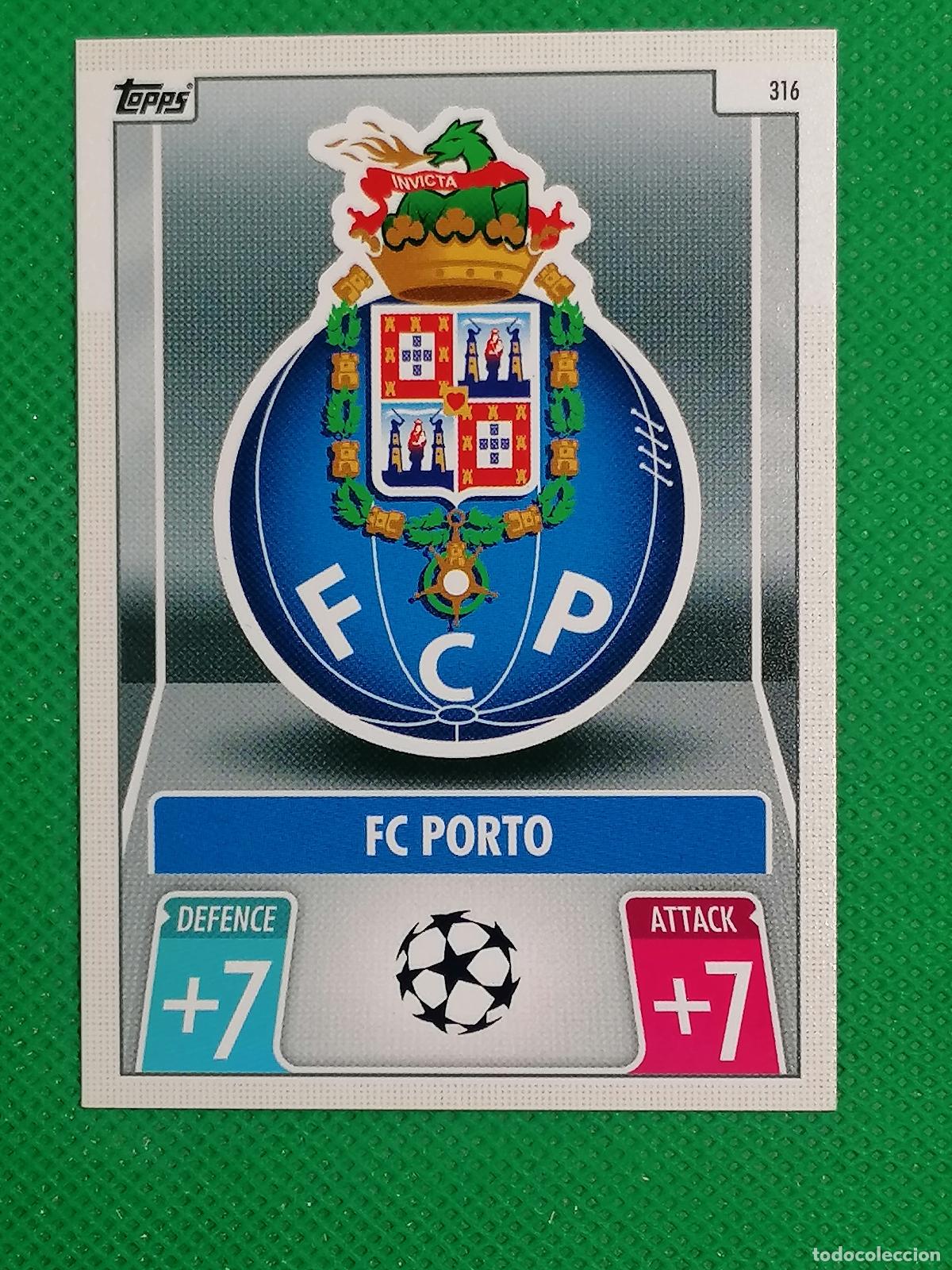 Cromos de f&uacute;tbol: 316 ESCUDO OPORTO ⚽ TOPPS MATCH ATTAX CHAMPIONS 21 22 2021 2022 ⚽