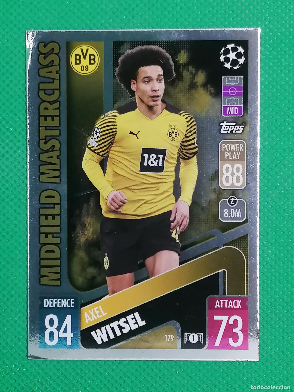 Cromos de f&uacute;tbol: 179 AXEL WIRSEL MIDFIELD MASTERCLASS BORUSSIA ⚽ TOPPS MATCH ATTAX CHAMPIONS 21 22 2021 2022 ⚽