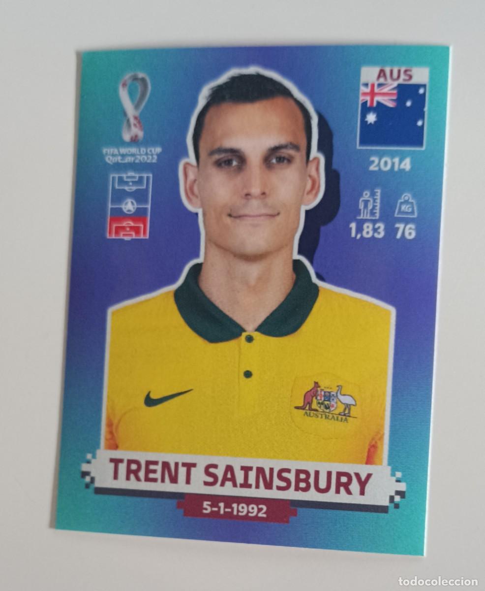 Cromos de Futebol: AUS 9 TRENT SAINSBURY AUSTRALIA AUS9 FIFA WORLD CUP MUNDIAL QATAR 2022 22 STICKER PANINI