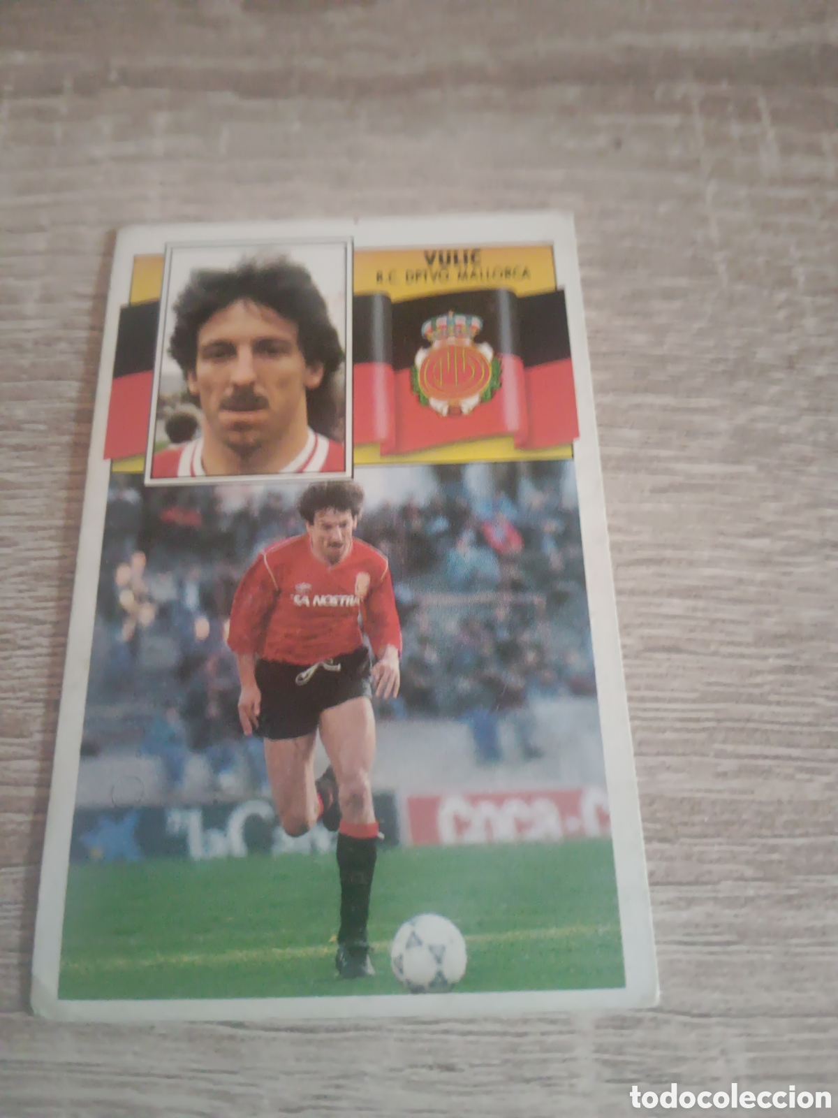 Fu&szlig;ball-Sticker: Vulic Mallorca liga 1990 1991 90 91 ediciones este