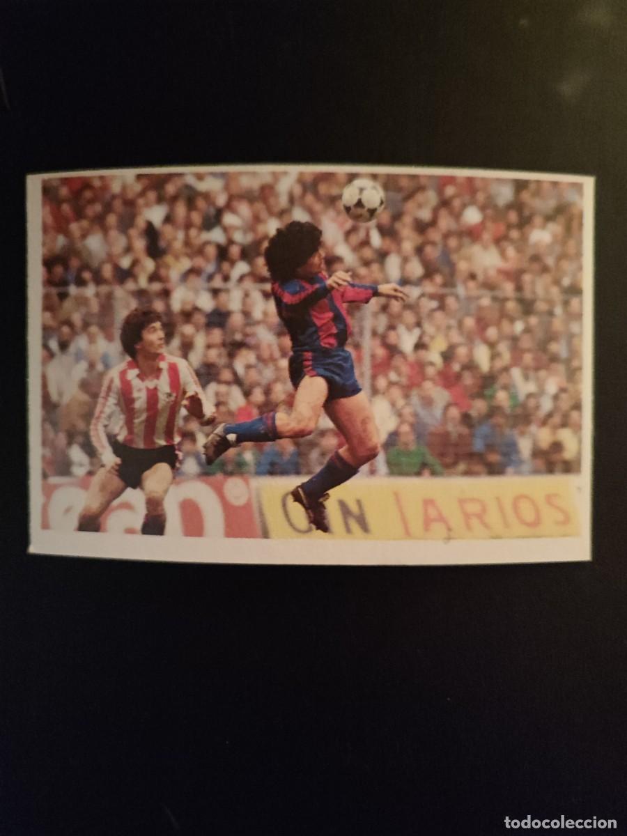 Cromos de F&uacute;tbol: 98 &rdquo;MIS ENSE&Ntilde;ANZAS&rdquo; MARADONA SUS DRIBLINGS SUS GOLES 84 85 CROMOSPORT NUEVO SIN PEGAR MATE