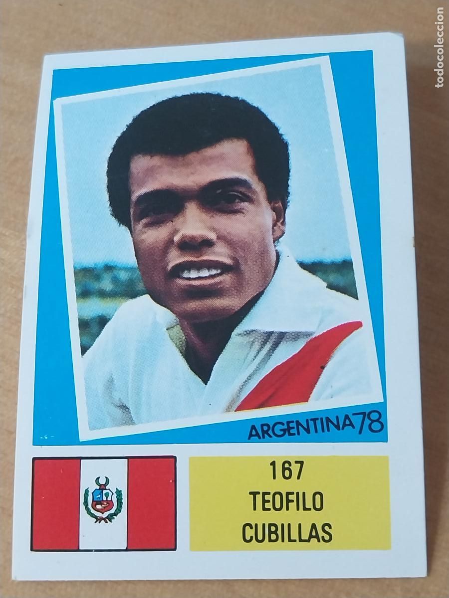 Cromos de f&uacute;tbol: CUBILLAS PERU ED FHER MUNDIAL ARGENTINA 78 1978 CROMO # 167 ******** ORIGINAL NUNCA PEGADO