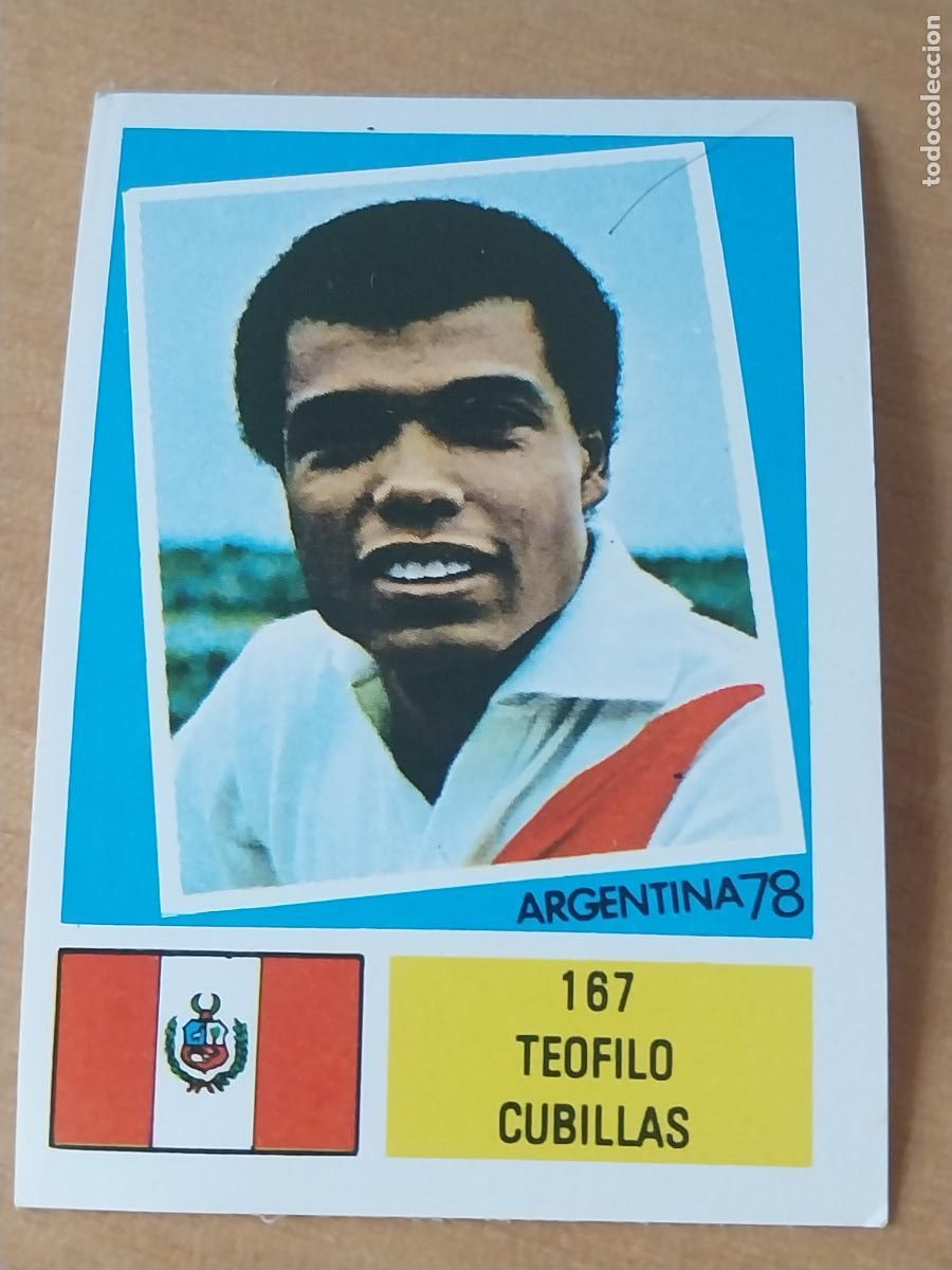 Cromos de f&uacute;tbol: CUBILLAS PERU ED FHER MUNDIAL ARGENTINA 78 1978 CROMO # 167 ****** ORIGINAL NUNCA PEGADO