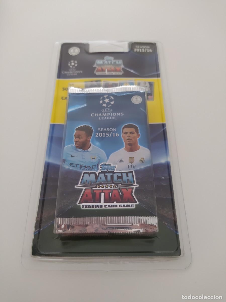 Cromos de f&uacute;tbol: Blister 6 sobres Topps Match Attax UEFA Champions League 2015 2016