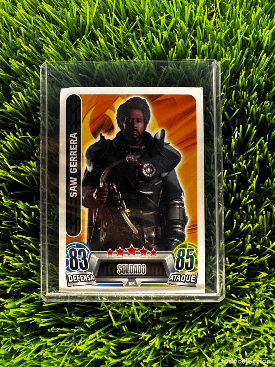 Cromos de f&uacute;tbol: N&ordm; 105 Saw Gerrera Soldado Topps Star Wars Force Attax Carrefour 2016