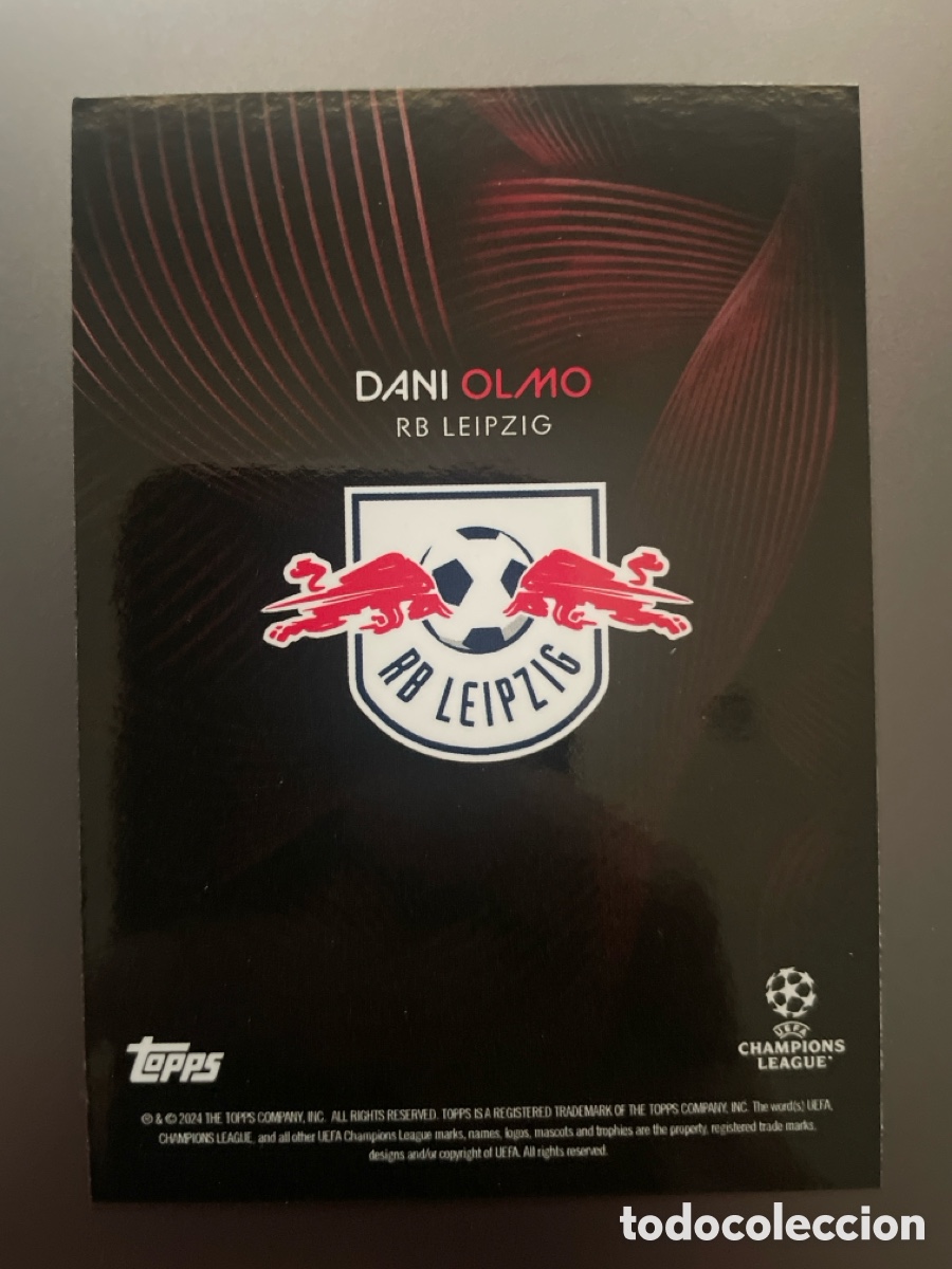 Cromos de f&uacute;tbol: Dani Olmo Topps Knockout UCL 2023-24 Leipzig - Foto 2