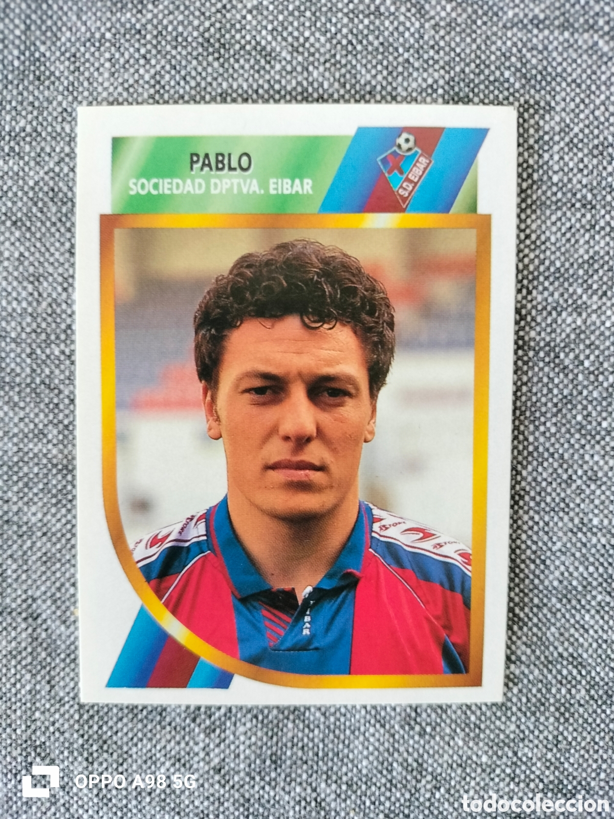 Cromos de F&uacute;tbol: Cromo Pablo Liga Este 94 95 segunda divisi&oacute;n 1994 1995 2a