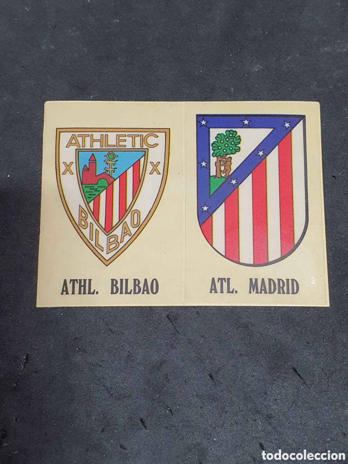 Cromos de Futebol: Escudos Bilbao y At de Madrid F&Uacute;TBOL '90