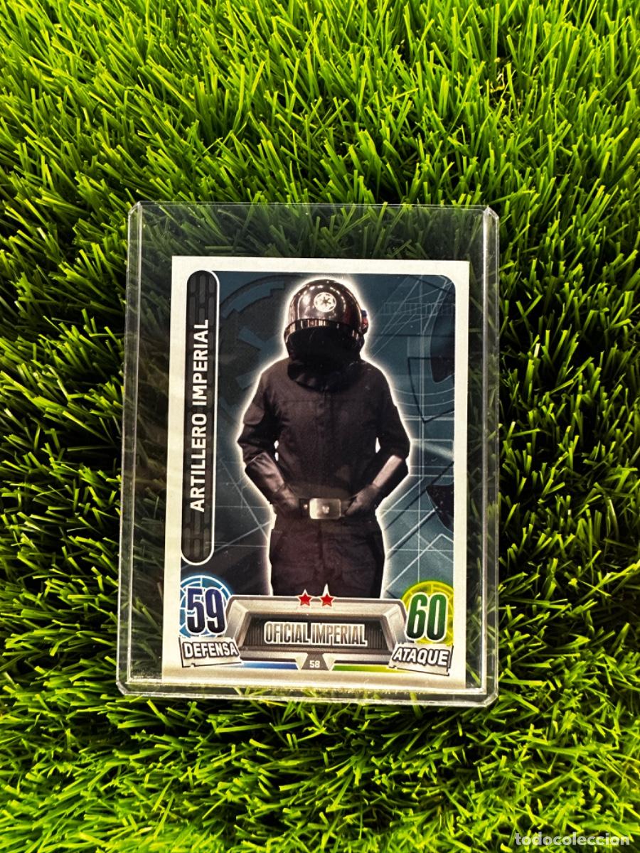 Cromos de f&uacute;tbol: N&ordm; 58 Artillero Imperial Oficial Imperial Topps Star Wars Force Attax Carrefour 2016