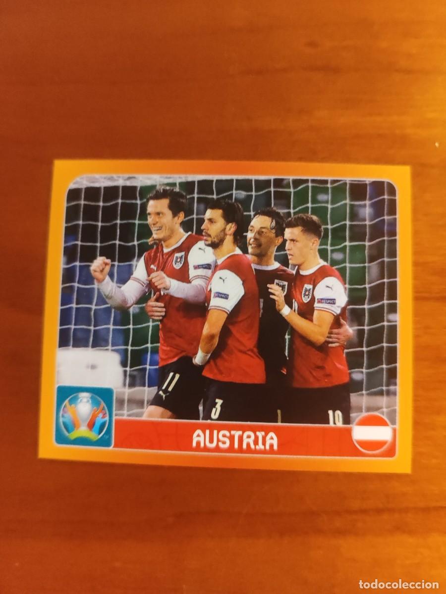 Cromos de f&uacute;tbol: 231 PANINI EURO 2021 GROUP C. AUSTRIA - CELEBRATIONS -- 20 21 2020 CROMO NUNCA PEGADO