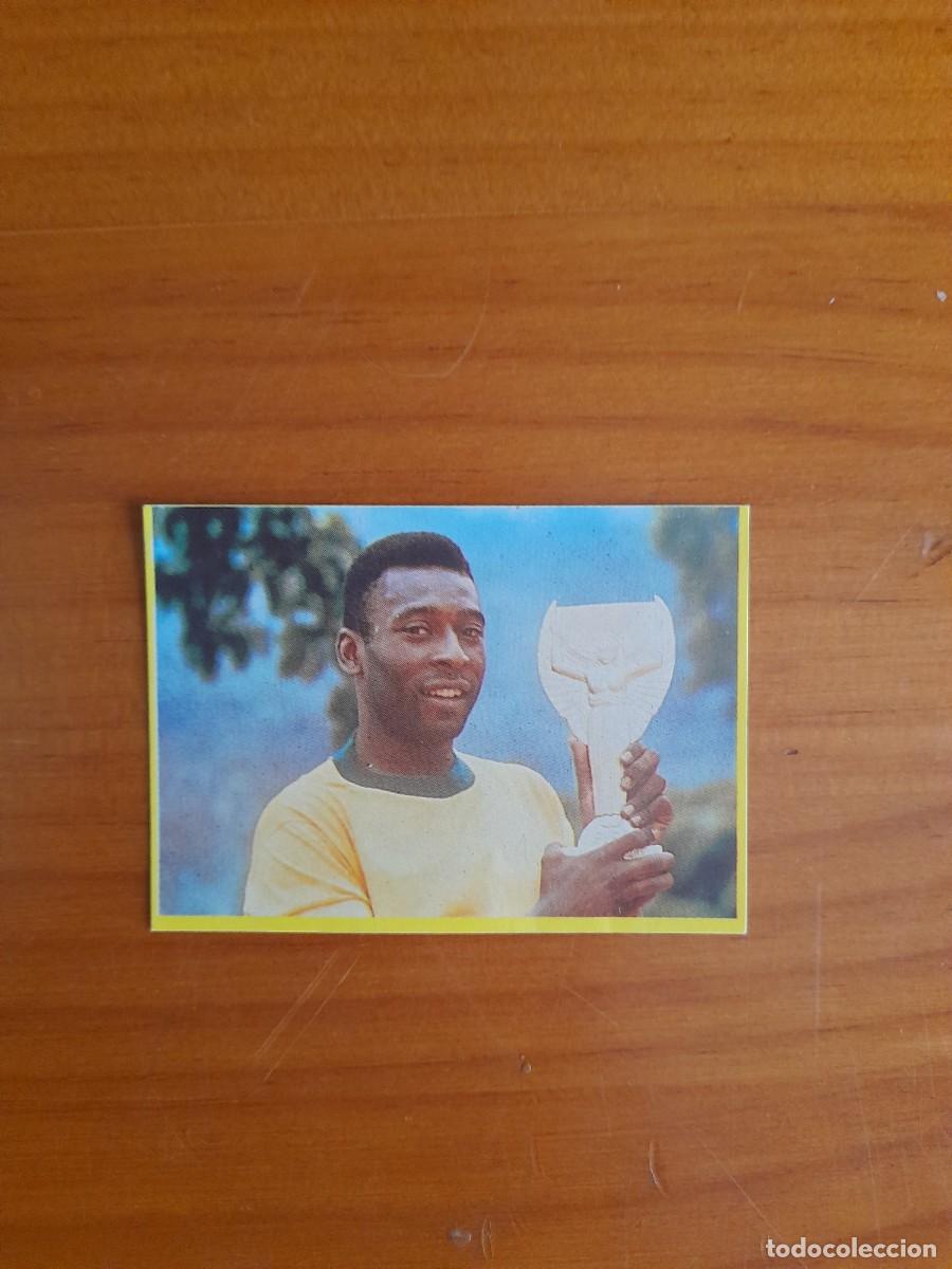Figurine di Calcio: Futbol en accion, Danone 82, cromo 76 Pele