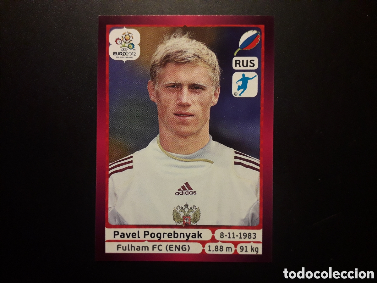 Cartes &agrave; collectionner de Football: POGREBNYAK N&deg; 132 RUSIA EURO 2012 POLONIA UCRANIA VERSI&Oacute;N ALEMANA SIN PEGAR PEDIDO M&Iacute;NIMO 3&euro;.