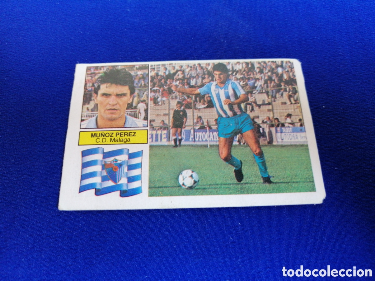 Cromos de F&uacute;tbol: LIGA 82-83 MU&Ntilde;OZ P&Eacute;REZ