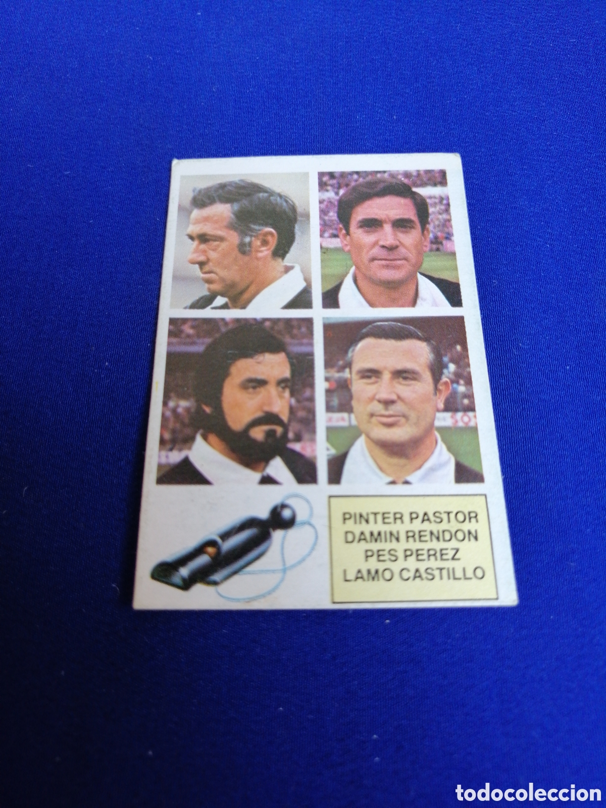Cromos de F&uacute;tbol: LIGA 82-83 ARBITROS pinter pastor...