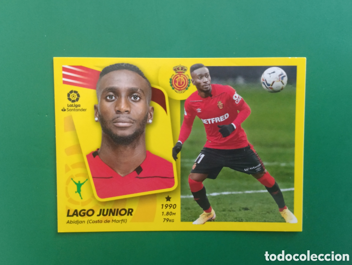 Cromos de F&uacute;tbol: ❇️ CROMO STICKER LAGO JUNIOR MALLORCA 18 2021 2022 21 22 ESTE PANINI SIN PEGAR ❇️