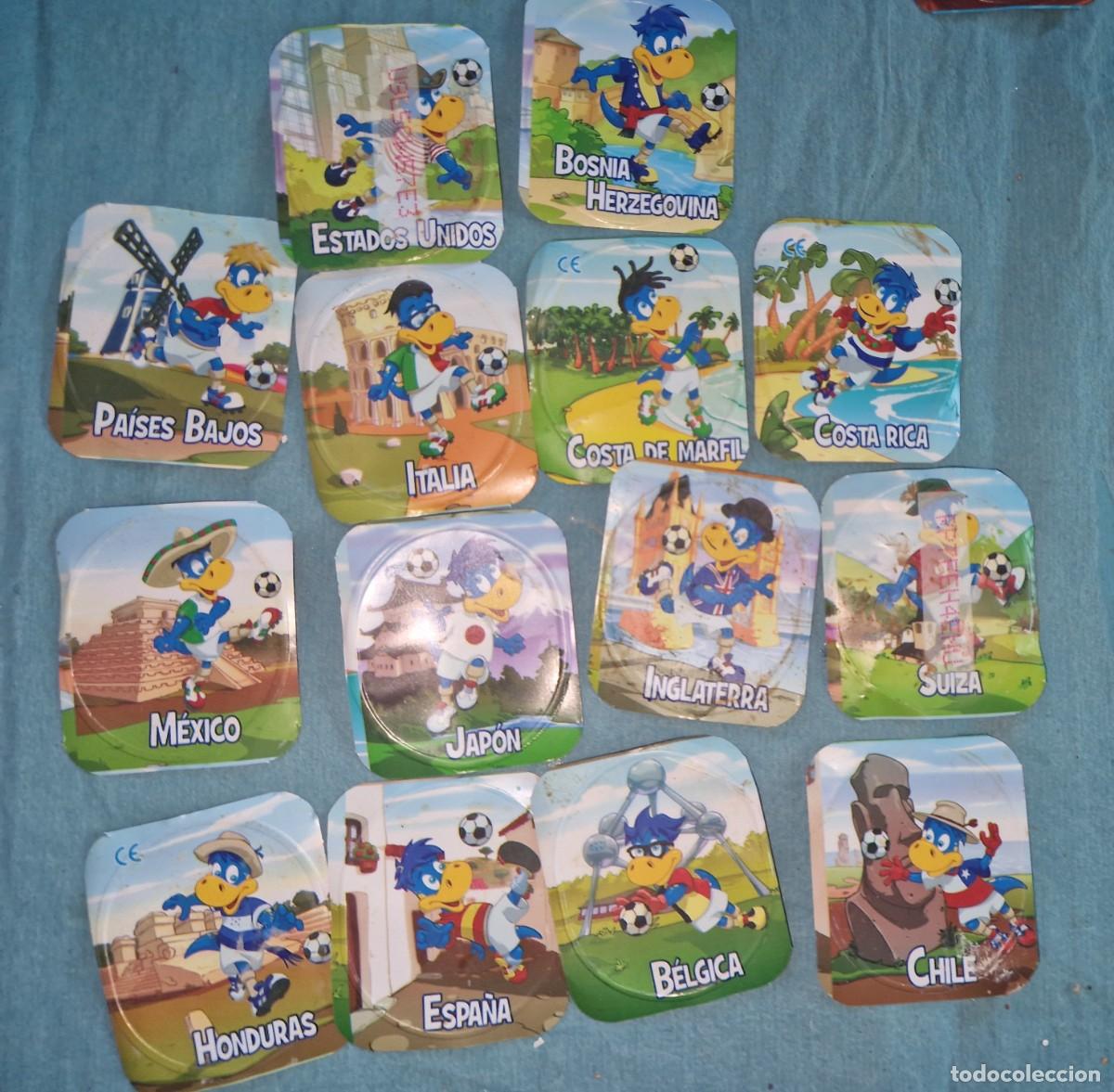 Cromos de F&uacute;tbol: cromo tapa danone futbol
