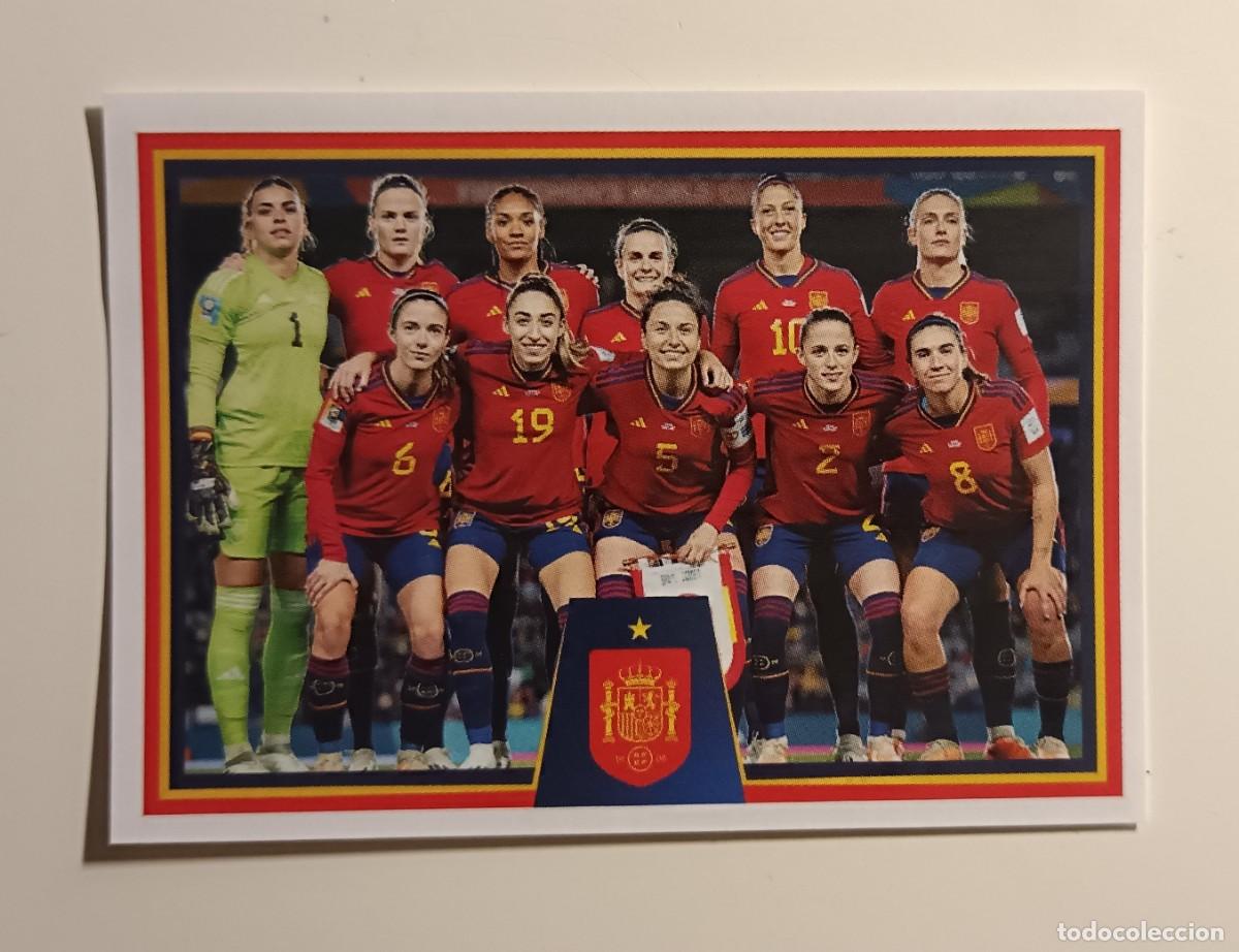 Cromos de F&uacute;tbol: CROMO N 38 EQUIPO FEMENINO VAMOS SELECCION 2024 PANINI CARREFOUR ESPA&Ntilde;A