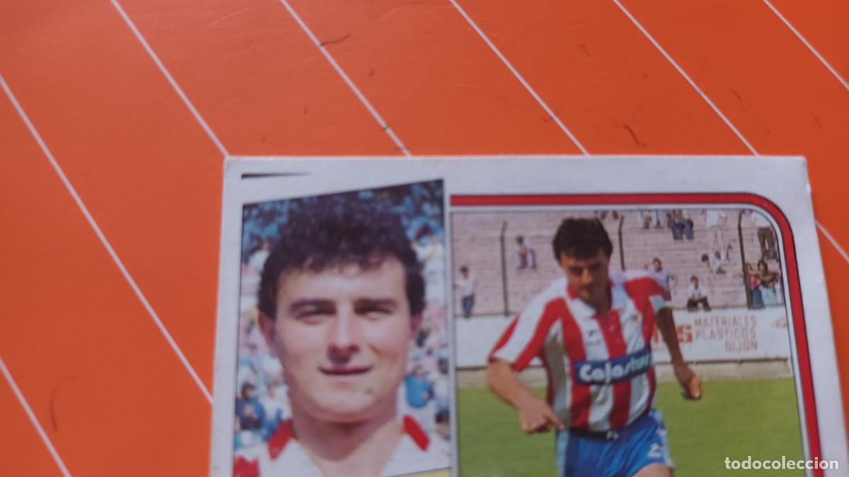 Cromos de f&uacute;tbol: 89 90 ESTE sporting gijon &Oacute;scar error impresi&oacute;n raya - Foto 2