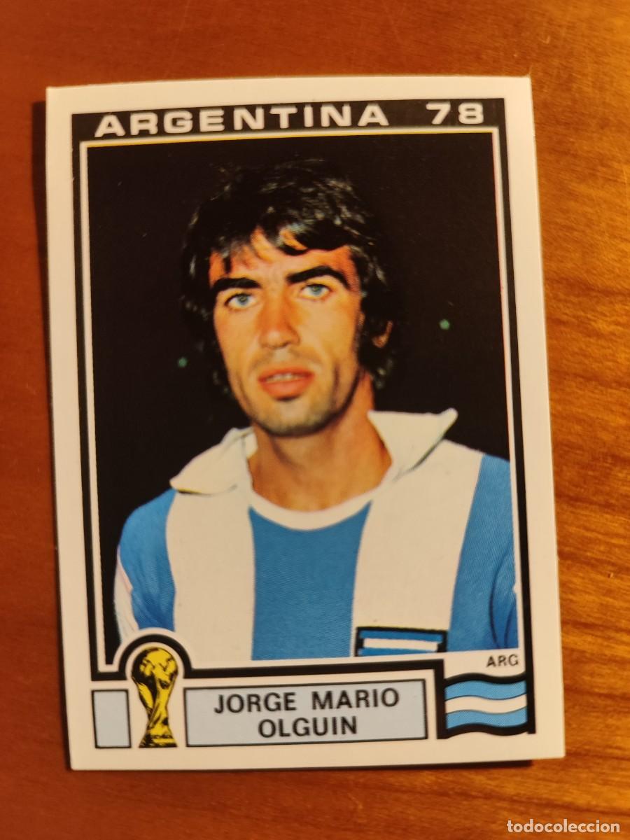 Cromos de f&uacute;tbol: 94 WORLD CUP STORY PANINI JORGE MARIO OLGUIN (ARGENTINA) - MUNDIAL 1978 78 -- CROMO NUEVO DE SOBRE