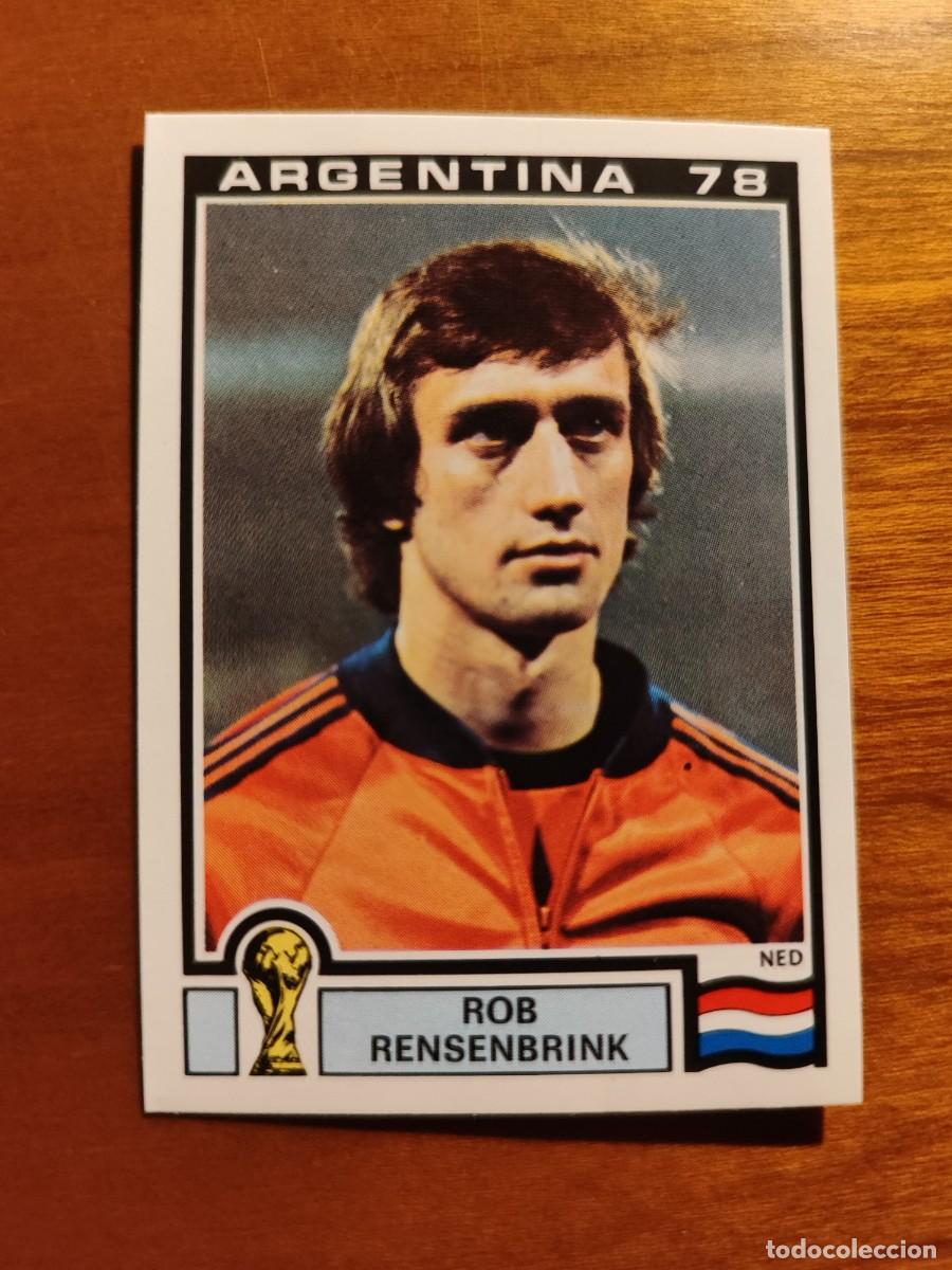 Cromos de f&uacute;tbol: 125 WORLD CUP STORY PANINI ROB RENSENBRINK (HOLANDA) - MUNDIAL 1978 78 -- CROMO NUEVO DE SOBRE