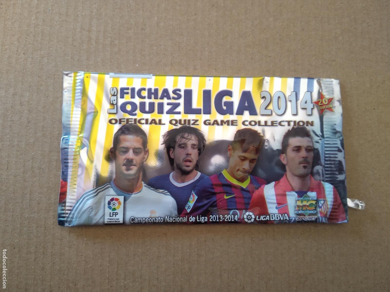Cromos de F&uacute;tbol: SOBRE VACIO CROMO FICHAS LIGA 13-14 MUNDICROMO 2013-2014 ISCO BE&Ntilde;AT NEYMAR VILLA PRECIO 0,50&euro;