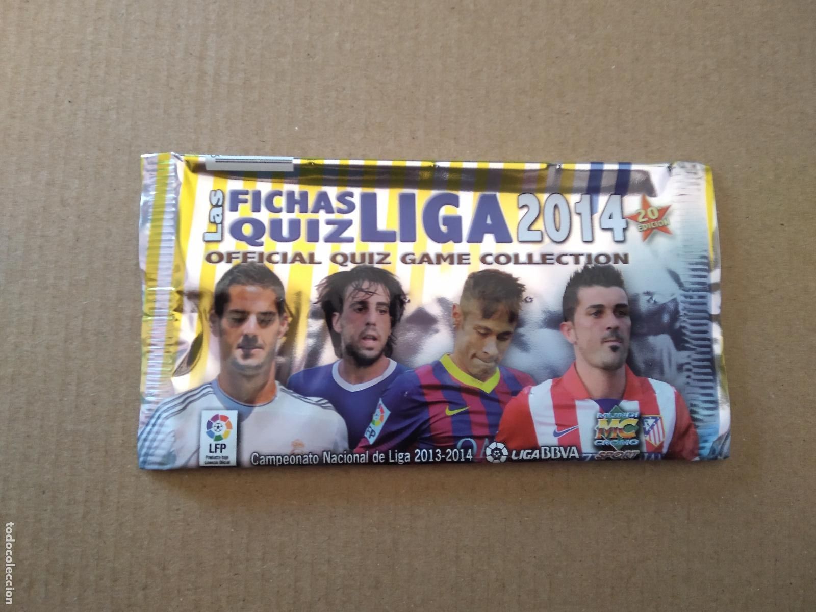 Cromos de F&uacute;tbol: SOBRE VACIO CROMO FICHAS LIGA 13-14 MUNDICROMO 2013-2014 ISCO BE&Ntilde;AT NEYMAR VILLA PRECIO 0,50&euro;