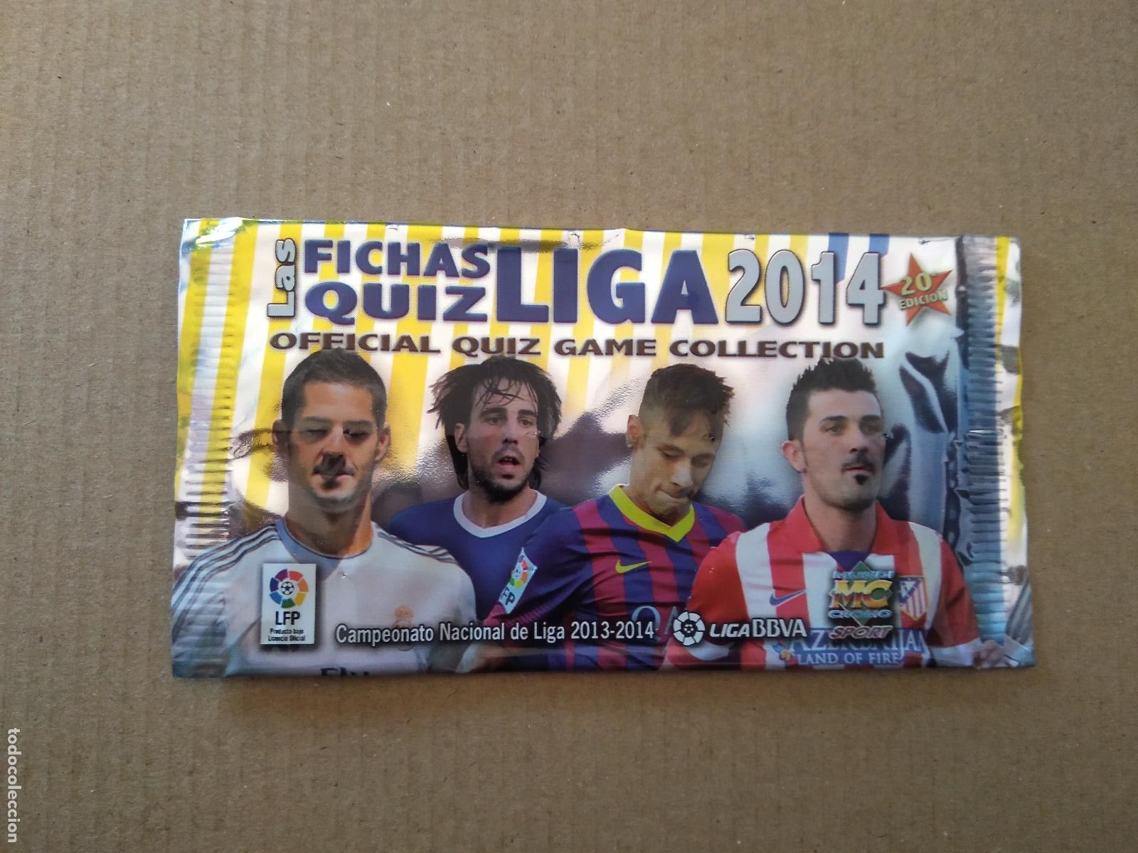 Cromos de F&uacute;tbol: SOBRE VACIO CROMO FICHAS LIGA 13-14 MUNDICROMO 2013-2014 ISCO BE&Ntilde;AT NEYMAR VILLA PRECIO 0,50&euro;