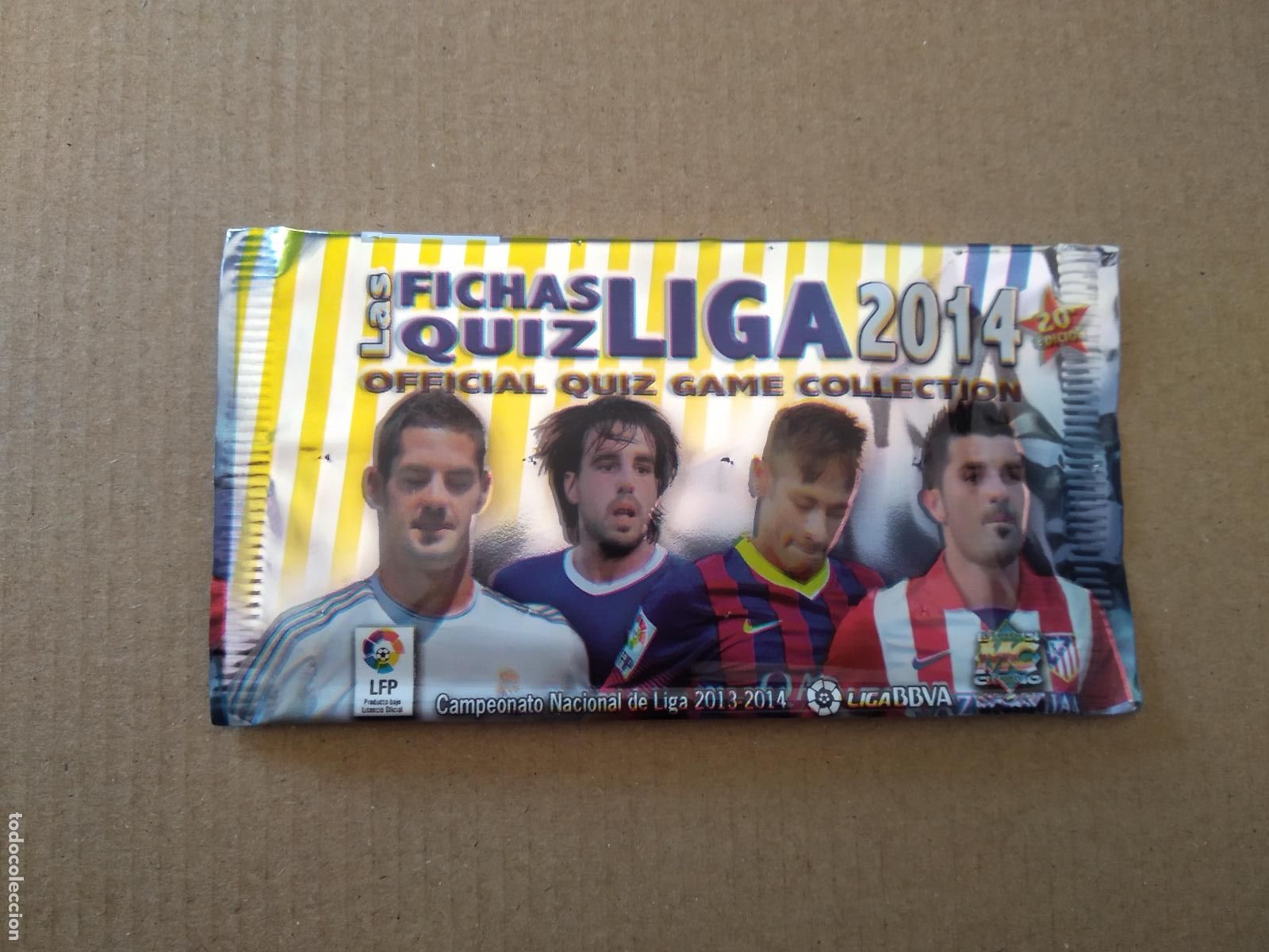 Cromos de F&uacute;tbol: SOBRE VACIO CROMO FICHAS LIGA 13-14 MUNDICROMO 2013-2014 ISCO BE&Ntilde;AT NEYMAR VILLA PRECIO 0,50&euro;