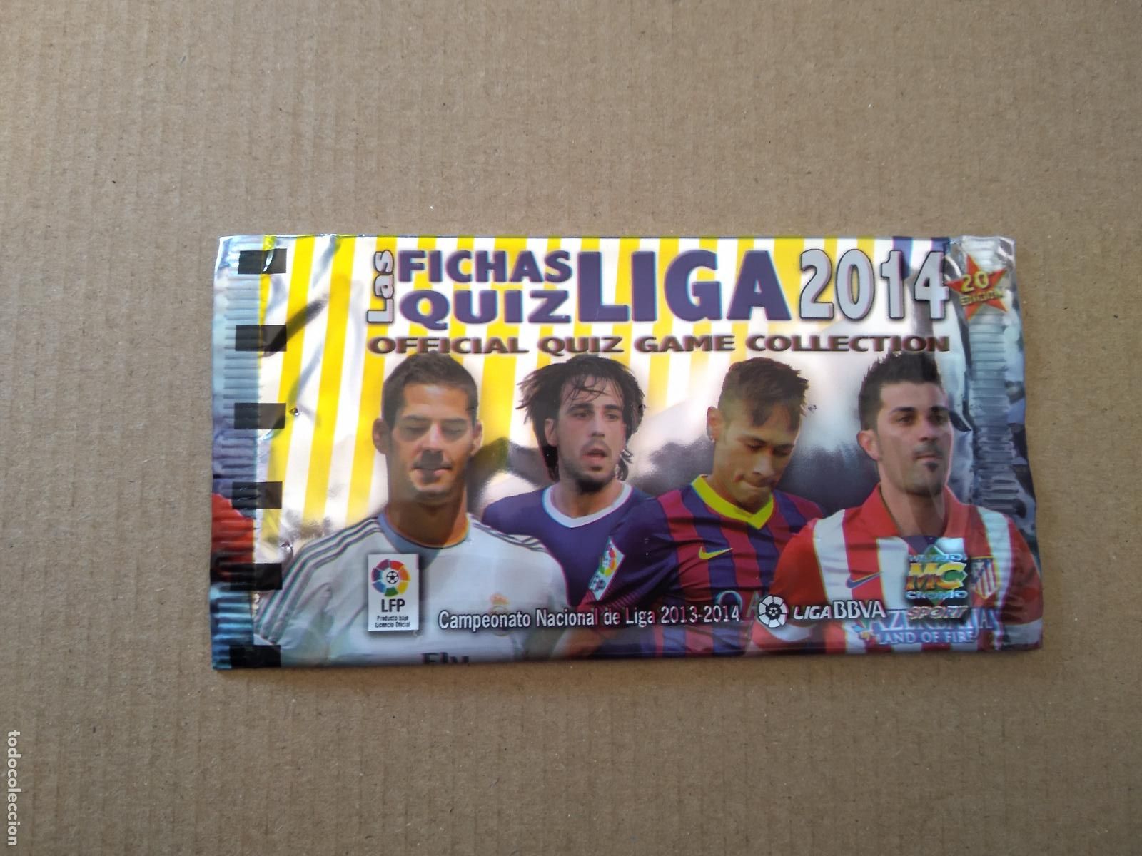 Cromos de F&uacute;tbol: SOBRE VACIO CROMO FICHAS LIGA 13-14 MUNDICROMO 2013-2014 ISCO BE&Ntilde;AT NEYMAR VILLA PRECIO 0,30&euro;