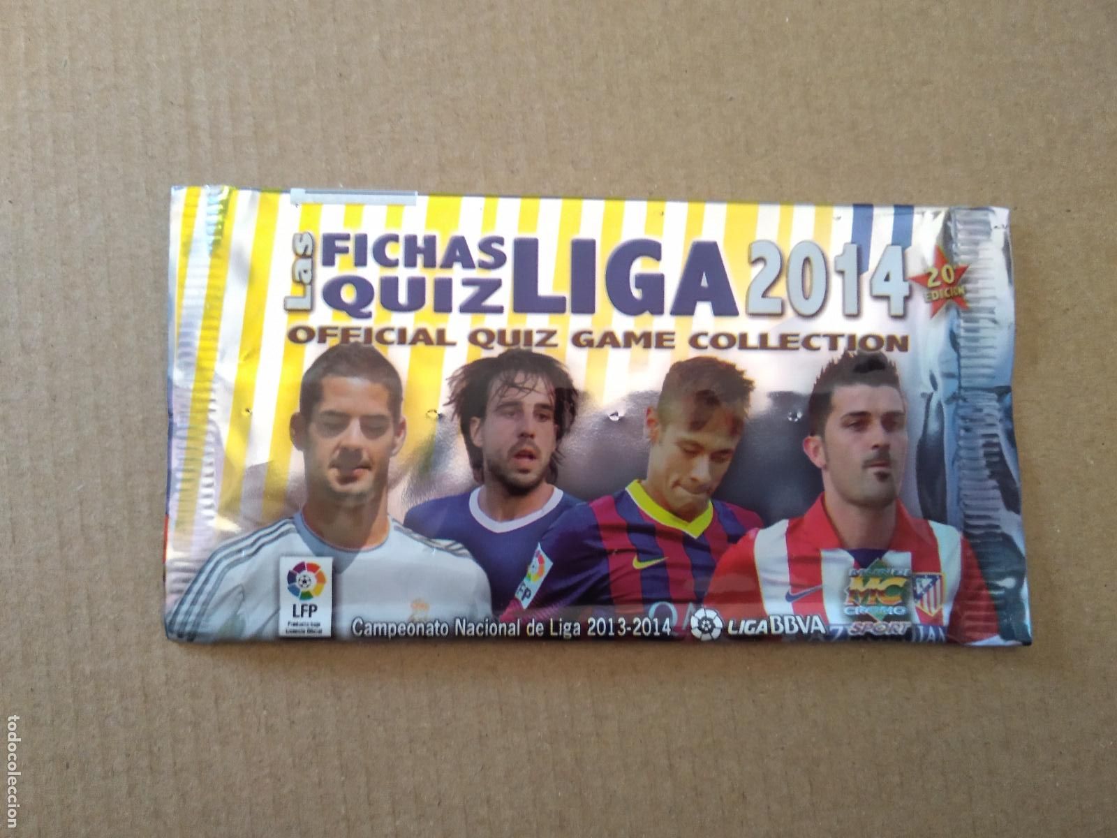 Cromos de F&uacute;tbol: SOBRE VACIO CROMO FICHAS LIGA 13-14 MUNDICROMO 2013-2014 ISCO BE&Ntilde;AT NEYMAR VILLA SIN PRECIO