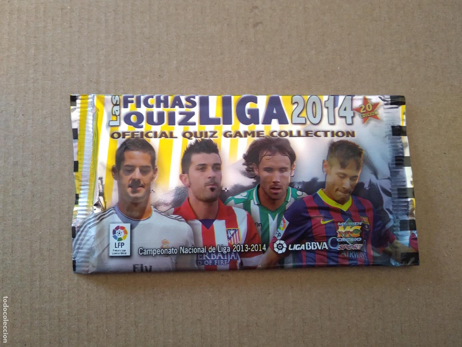 Cromos de F&uacute;tbol: SOBRE VACIO CROMO FICHAS LIGA 13-14 MUNDICROMO 2013-2014 ISCO VILLA VERDU NEYMAR PRECIO JOVEN