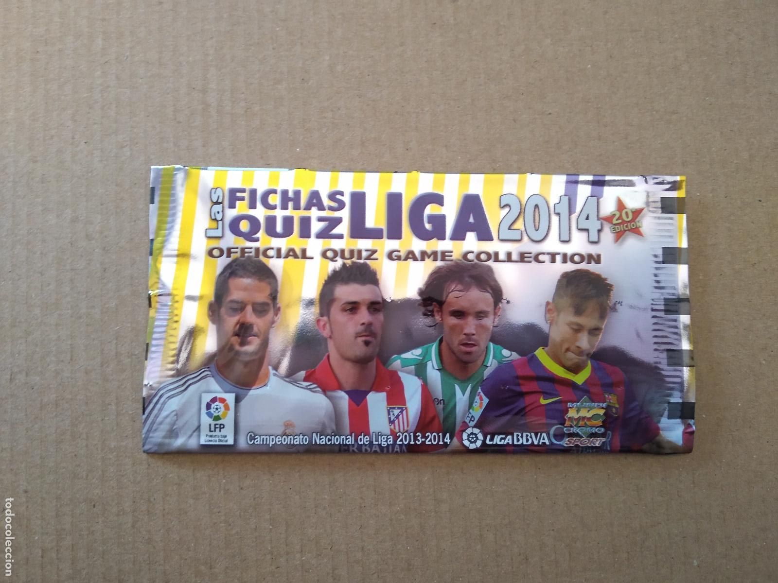 Cromos de F&uacute;tbol: SOBRE VACIO CROMO FICHAS LIGA 13-14 MUNDICROMO 2013-2014 ISCO VILLA VERDU NEYMAR PRECIO JOVEN