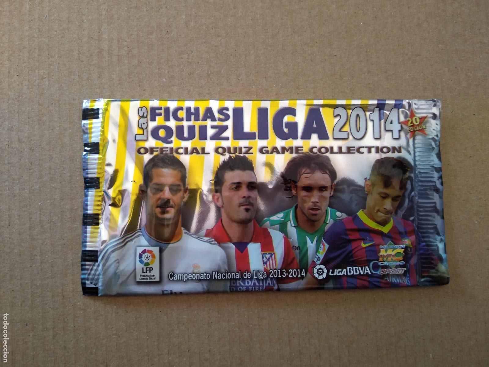 Cromos de F&uacute;tbol: SOBRE VACIO CROMO FICHAS LIGA 13-14 MUNDICROMO 2013-2014 ISCO VILLA VERDU NEYMAR PRECIO JOVEN
