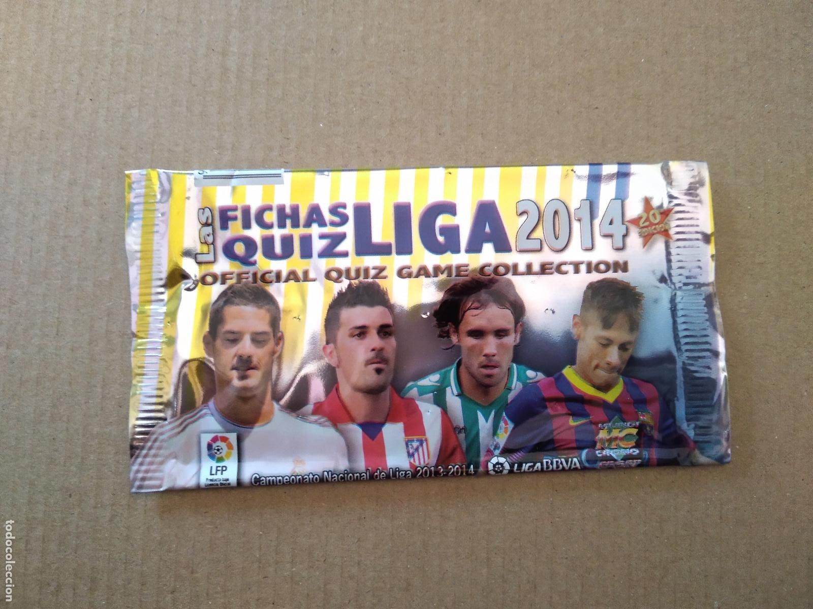 Cromos de F&uacute;tbol: SOBRE VACIO CROMO FICHAS LIGA 13-14 MUNDICROMO 2013-2014 ISCO VILLA VERDU NEYMAR PRECIO JOVEN