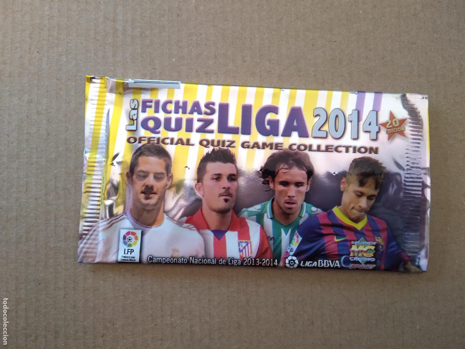 Cromos de F&uacute;tbol: SOBRE VACIO CROMO FICHAS LIGA 13-14 MUNDICROMO 2013-2014 ISCO VILLA VERDU NEYMAR PRECIO 0,50&euro;
