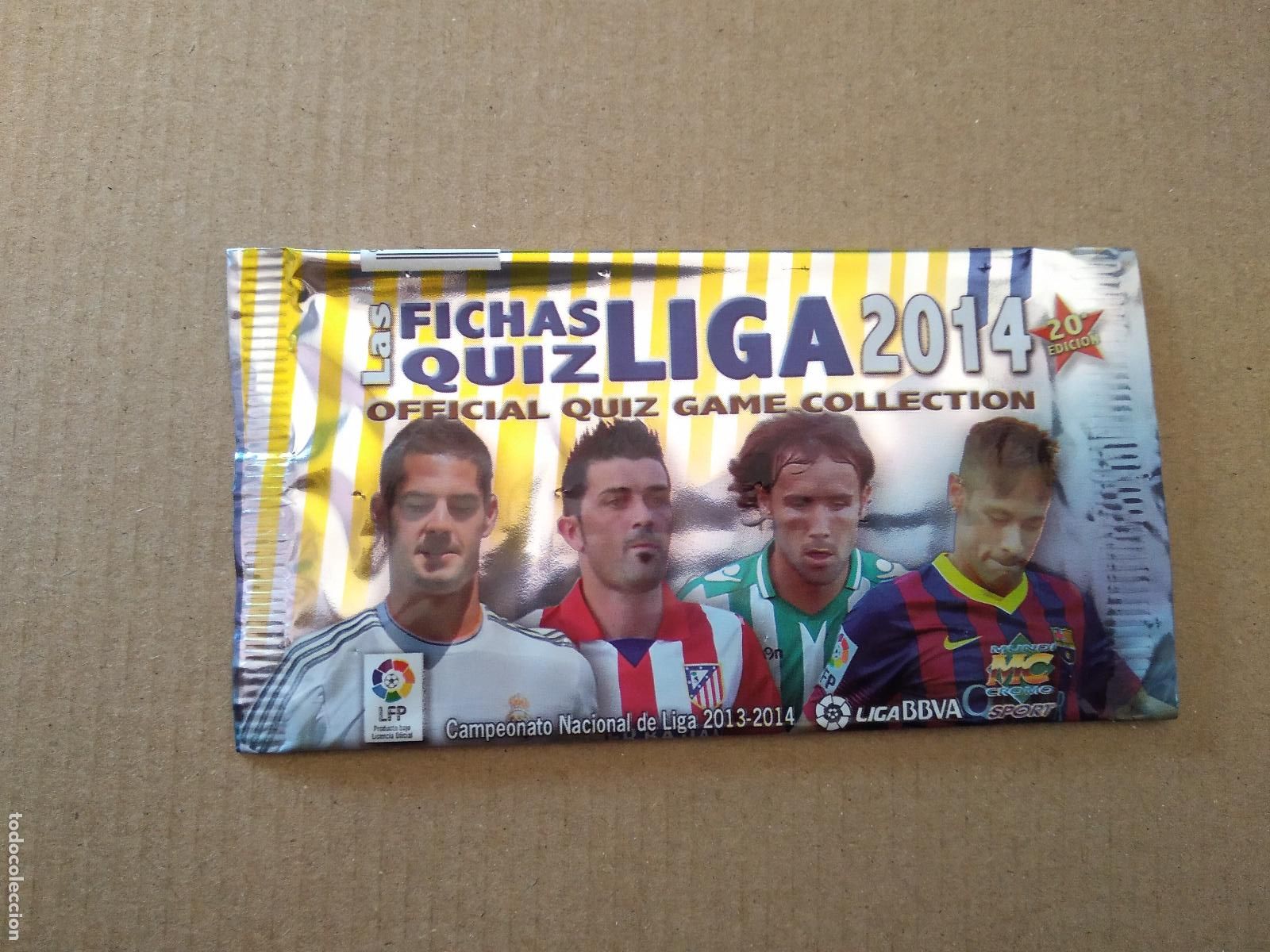 Cromos de F&uacute;tbol: SOBRE VACIO CROMO FICHAS LIGA 13-14 MUNDICROMO 2013-2014 ISCO VILLA VERDU NEYMAR PRECIO 0,50&euro;