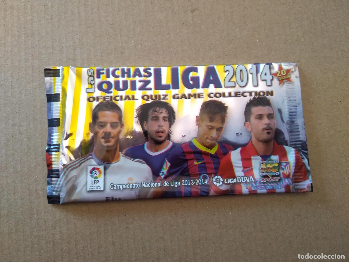 Cromos de F&uacute;tbol: SOBRE VACIO CROMO FICHAS LIGA 13-14 MUNDICROMO 2013-2014 ISCO BE&Ntilde;AT NEYMAR VILLA PRECIO JOVEN 0,30&euro;